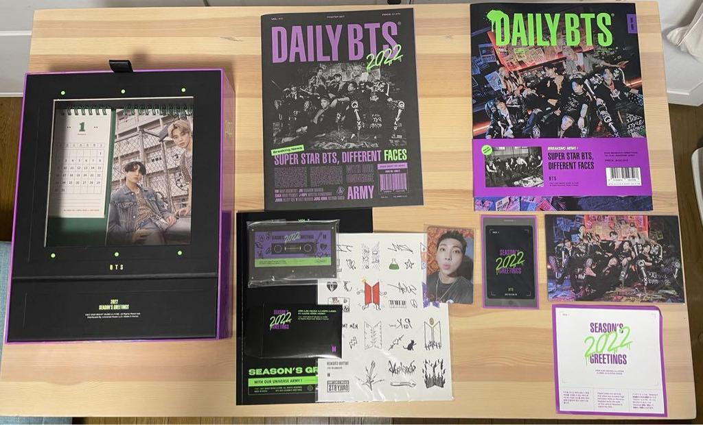 [USED] BTS 2022 SEASON'S GREETINGS -V-