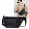 Новая поясная сумка мужская для отдыха, спорта, улицы, нагрудная сумка, универсальная плечевая сумка-мессенджер, большая вместимость, нагрудная сумка