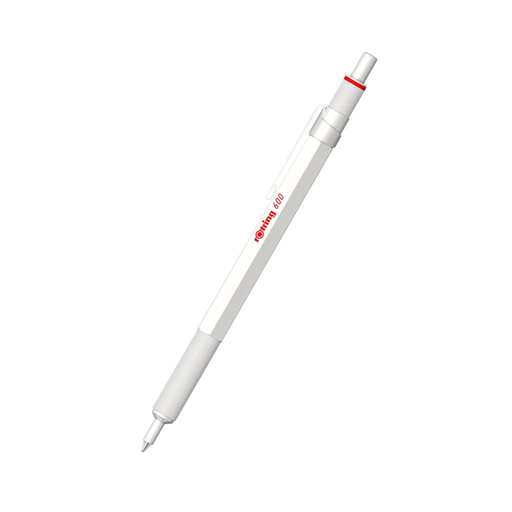 ROTRING 600 Ballpoint Pen M Medium Point Knock Type Luxury Brand Gift Pearl White 2183890 Japanese Genuine Product Oil-based