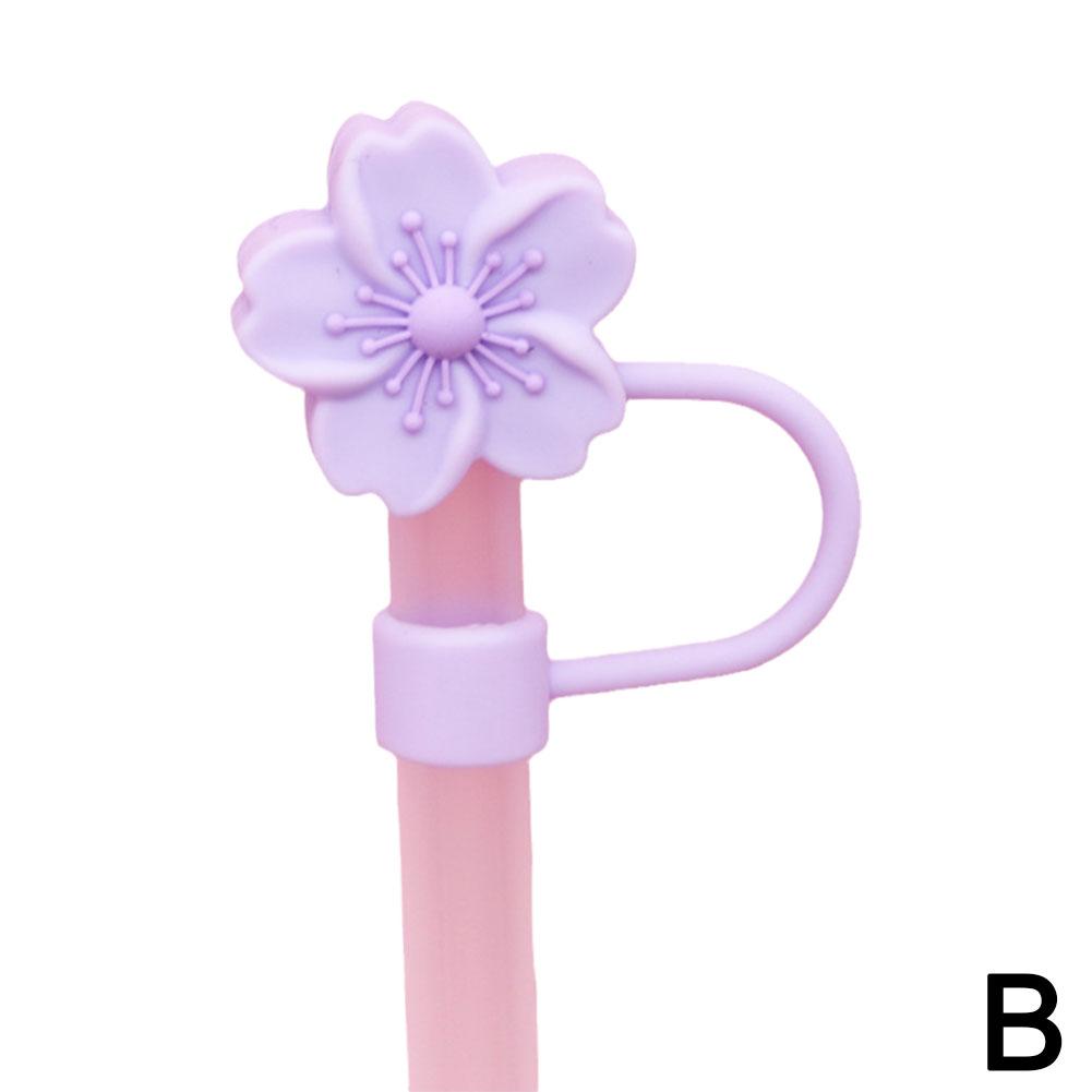 Силиконовые чехлы для соломинок в форме цветка, симпатичные соломенные насадки в форме цветка, многоразовые пылезащитные соломенные колпачки, аксессуары для чашек