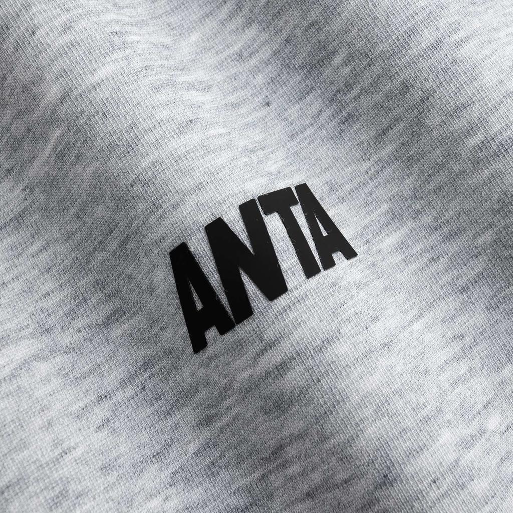 Anta Тренировки на открытом воздухе Городские поездки Кампус Универсальный Простой Удобный Застежка-молния Воротник-стойка Структурированный Вязаный Повседневный Спортивный костюм Мужской костюм 952617202-1