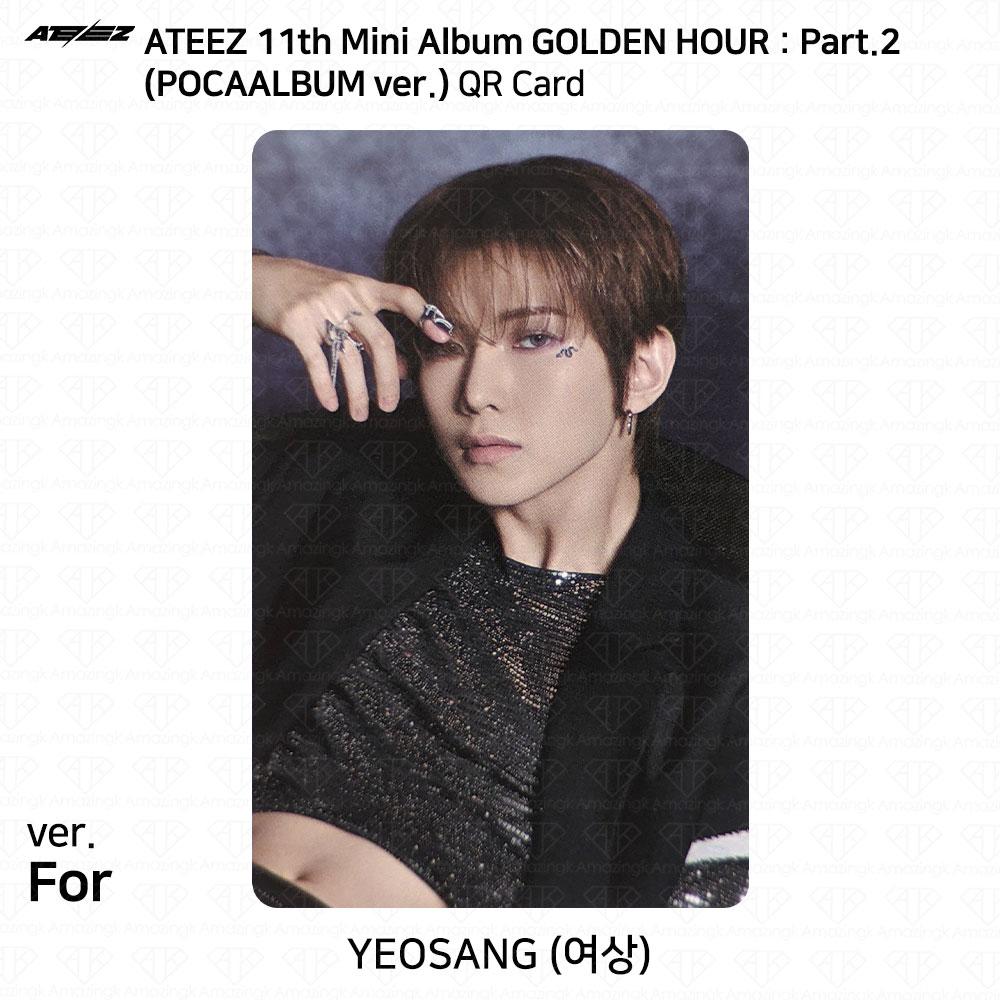 ATEEZ 11-й мини-альбом Golden Hour Часть 2 POCAALBUM Фотокарточка ДЛЯ VER