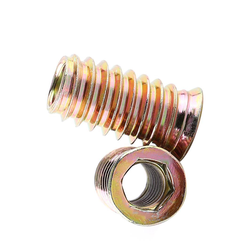 Вставные гайки с шестигранным гнездом из углеродистой стали с резьбой для деревянной мебели (М8*25мм)