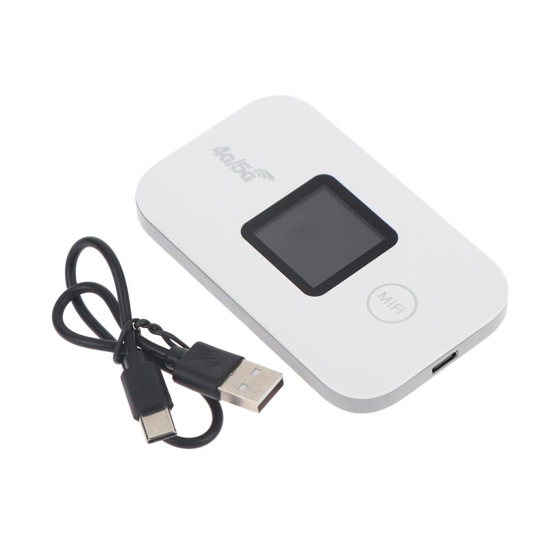 Портативный Wi-Fi роутер Hotspot со слотом для SIM-карты, светодиодным дисплеем, 4G 5G, мобильный хотспот 150 Мбит/с, стабильное соединение, поддержка 10 устройств, для улицы, для автодома