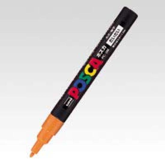 Mitsubishi Pencil Posca Тонкий Круглый Набор из 2 Штук Стержень, Оранжевый, PC-3M.4,