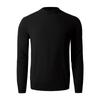 Men Cashmere Sweater Crewneck Solid Color Knited