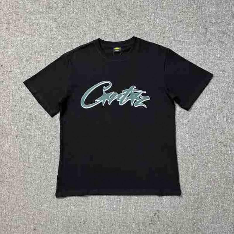 Cortiez American Style Graphic T-Shirt Young Men Loose Fit Crew Neck Short Sleeve