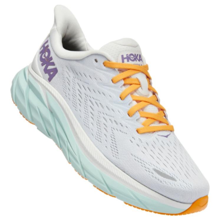 HOKA One One Clifton 8 Blanc De Blanc Фиолетовый Морская Пена Женские 1119394-BDBW