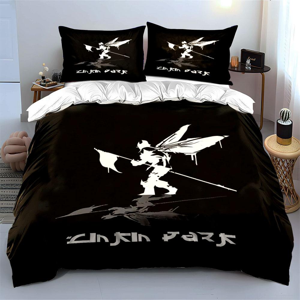 Winged Warrior with Flag Bedding Duvet Cover Set Duvet Cover Pillowcases (1*Duvet Cover 2*Pillowcases, without duvet insert)