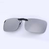 Non-polarized Ultralight Small Clip On Sunglasses Anti-glare Men Day Night Vision Lens Car Driving Glasses