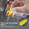300/180/100pcs 32V Car Blade Fuse Assortment Kit Auto Truck Automotive Standar Mini Fuse Mixed Motorcycle Circuit Fuse With Box