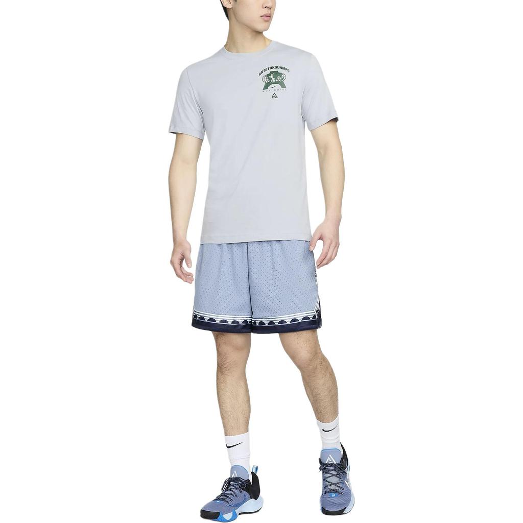 Nike Мужская футболка Giannis Серая FV8409-012