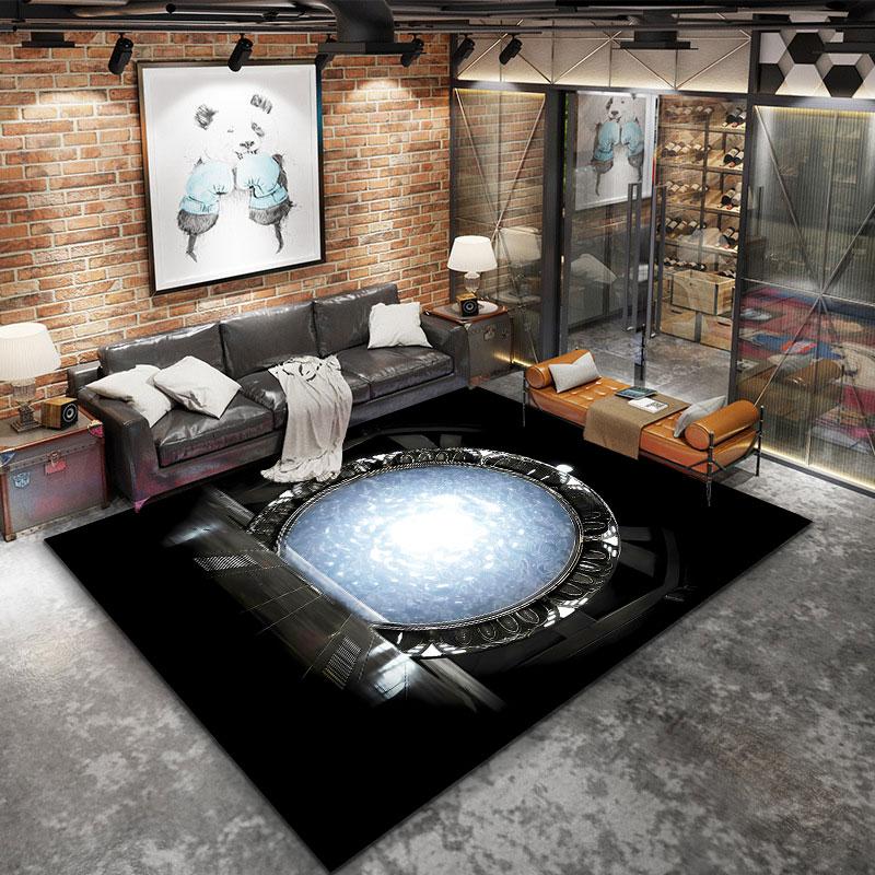Stargate Sg1 Carpet Rug For Living Room Bedroom Home Sofa Decoration Kids Play Nonslip Floor Mat