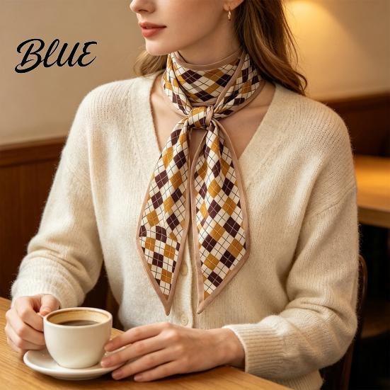 Stylish Ribbon Scarf for Hair Accessories Women's Handbag Scarf 35 Inch Long Lightweight Chic Minimalist Workplace Accessory Silk Feeling Neck Hair,