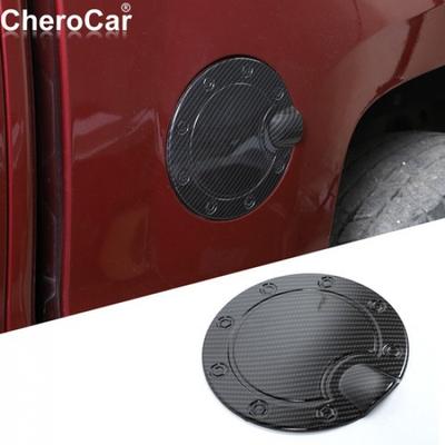 Накладка из углеродного волокна на лючок бензобака Для Chevy Silverado GMC SIERRA 14+