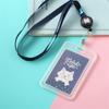 Симпатичный держатель для карт, удостоверений личности, визиток, бейджей, для офиса, школы, выдвижной, для банковских и кредитных карт