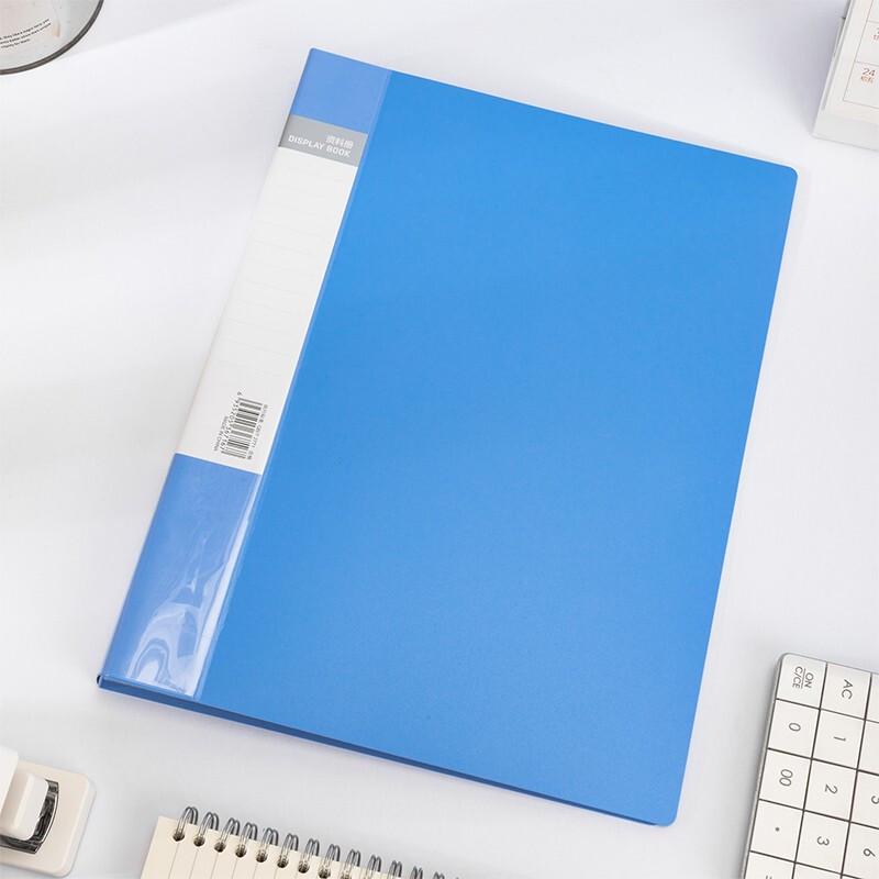 Deli A4 40-Page Document Holders, 6-Pack