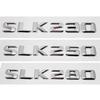 Automotive 3D Digital Alphabet Trunk Badge Decal for Mercedes Benz SLK55 SLK63 SLK200 SLK230 SLK250 SLK280 SLK300 SLK320 SLK350