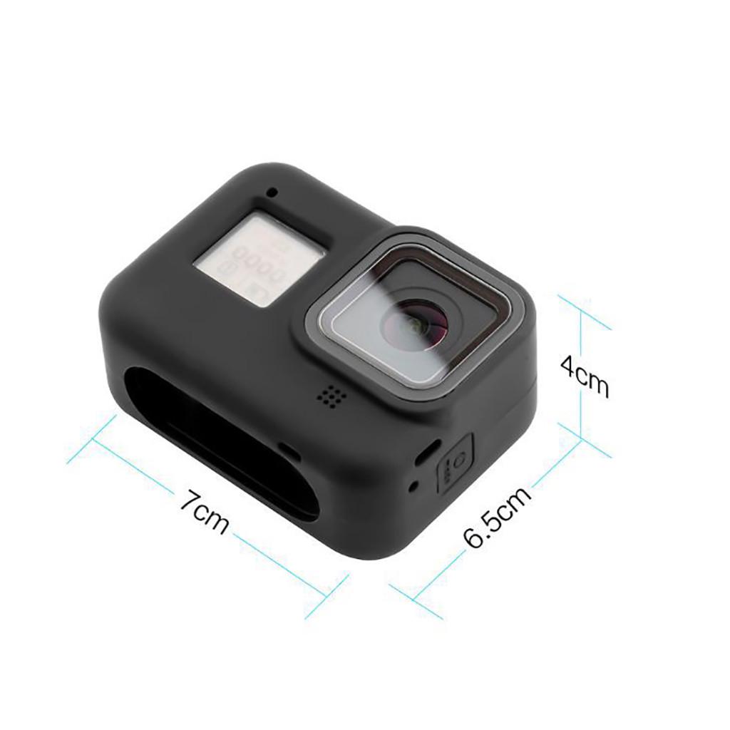 New Soft Silicone Protective Housing  Cover Case for Go-pro 8 Black Camera
