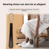 1pc Short Flexible Plastic Shoe Horns Do Not Require Bending Durable Shoe Spoons for Pregnant Women Wearing Shoe Assistants