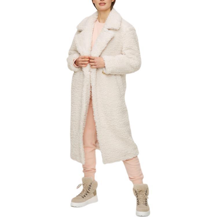 UGG Женское пальто-тедди Gertrude 1120631-WHITE