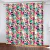 Beautiful Scenery 3D Printing Curtains Circular Flower Type Bedroom Living Room Shading Metal Eyelet Curtains
