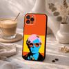 1PC A-Andy W-Warhol Art Banana Phone Case For iPhone17,16,15,14,13,12Plus,Pro Max,XS,5G Soft Silicone Black Cover