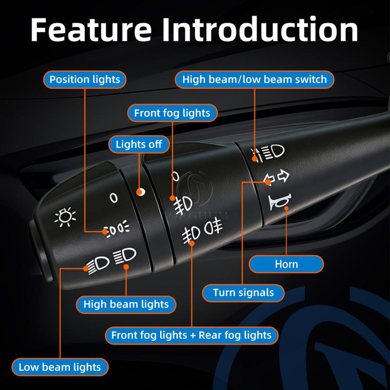 8201167981 Turn Signal Switch For Dacia Dokker Duster Lodgy Logan Sandero Renault Clio IV Fog Lamp Switch 8201167988 255400337R