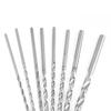 8 Pcs 200mm Length Twist Drill Bit Set Straight Shank HSS Drill Bit  For Wood, Plastic and Aluminum