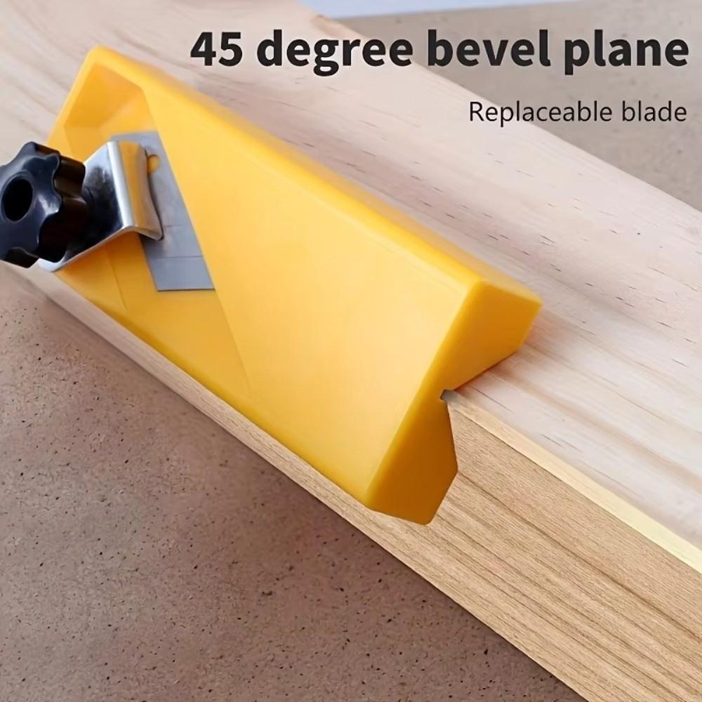 Adjustable Blade Wood Edge Trimmer 45-Degree Bevel Angle Bevel Edge Chamfering Tool Plywood MDF