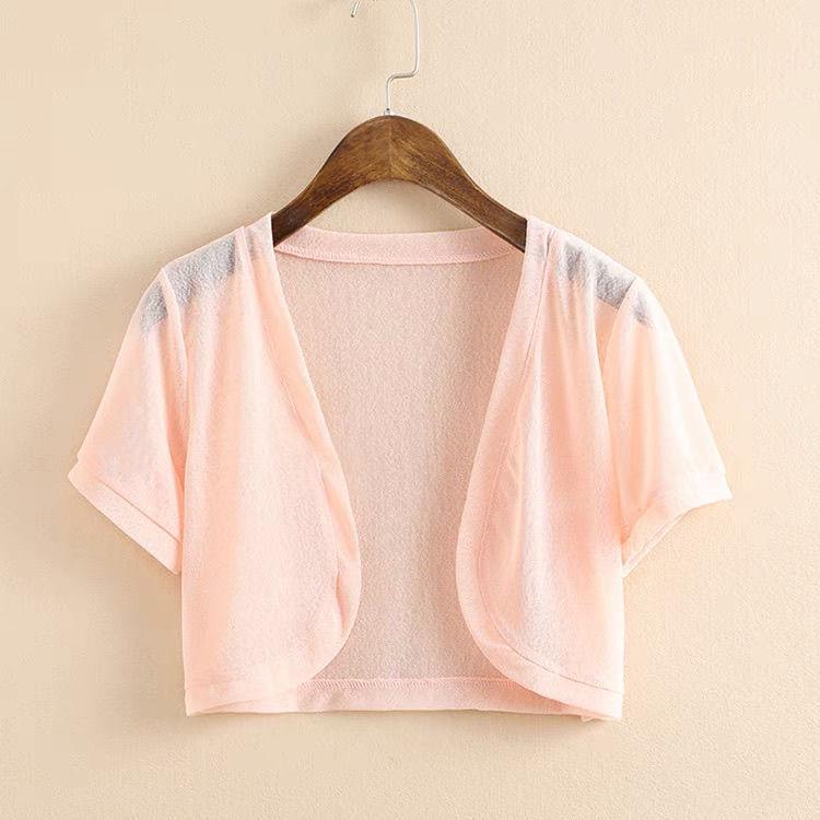 Женский летний шифоновый кардиган-шаль с защитой от солнца - Большого размера, Универсальный, Легкий, Короткий стиль