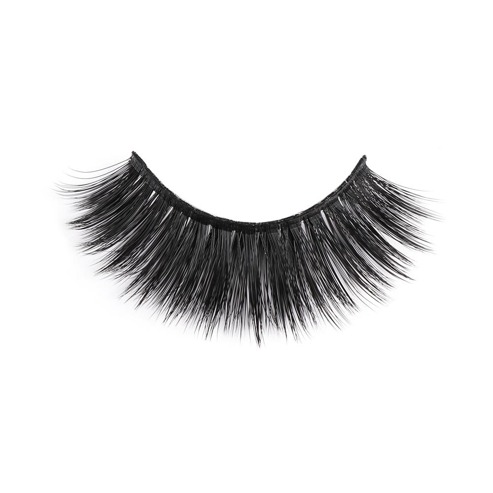 Pairs Reusable Thick Cross Wispy 3D Soft Mink Hair False Eyelashes Natural Long Eye Lash Extension