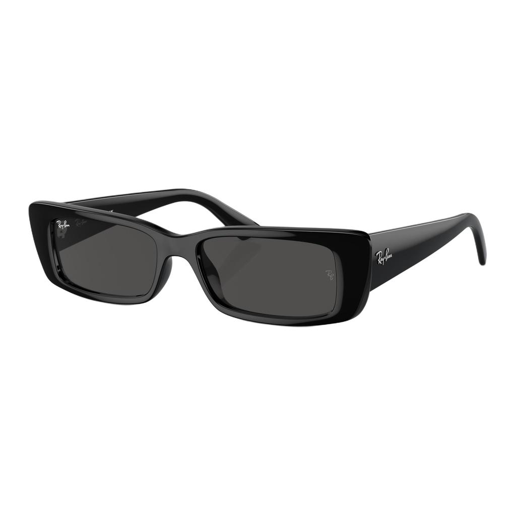Солнцезащитные очки RayBan оригинального дизайна прямоугольной формы унисекс для пары черные