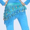 Belly Dance Hip Scarf Tassel Wrap Skirt with Pendants Costume for Women Show Performance Carnival