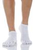 Relaxsan 650CS Diabetic Silver Fiber Ankle Size 3 X-Static Five-Toe Socks, White,