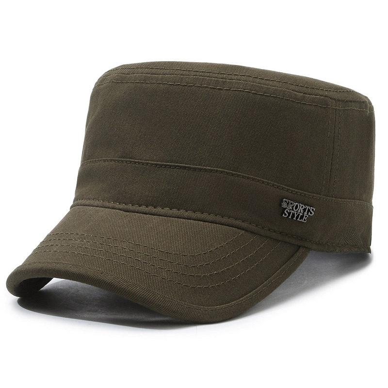 Мужская шляпа весна и осень новая кепка с плоским верхом стильная и простая повседневная кепка для занятий спортом на открытом воздухе кепка для мужчин