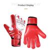 1 Pair Anti Slip Kids Football Goalie Gloves Thickened Game Goalkeeper Gloves  Soccer