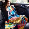 Lilo & Stitch Design Throw Blanket Soft Polyester Fabric for Office Chair or Sofa Ideal for Birthday, Halloween, Christmas Gifts