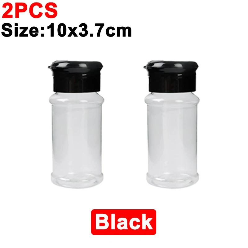 Банки для специй, переносные бутылки-шейкеры для приправ, пластиковые солонки и перечницы, контейнеры для приправ для барбекю, кухонные гаджеты