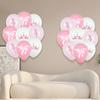 White Balloons Pink Princess Party Supplies Dancing Ballerina  Girl