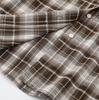 2025 Winter Women's Casual Retro Plaid Loose Brushed Texture Shirt Top