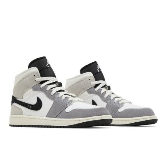 Air Jordan 1 Mid SE Craft Inside Out — цементно-серый DZ4136-002