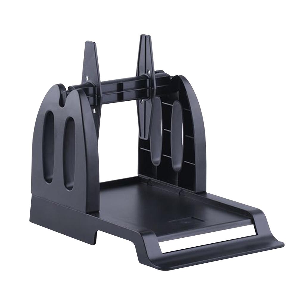 Label Holder for Desktop Thermal Label Printer 2 In 1 Rolls & Fan-Fold Stack Labels Shipping