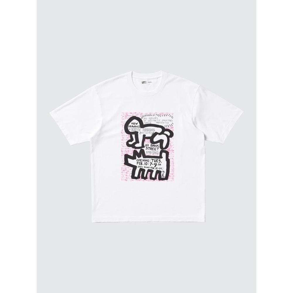 Uniqlo Япония Кит Харинг Ut Расслабленный крой