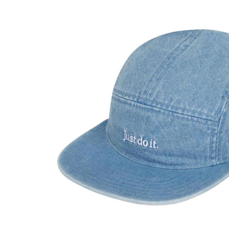 Nike Дизайн логотипа Хлопок Полиэстер Бейсболка Унисекс Шляпы Синий IB2345-429