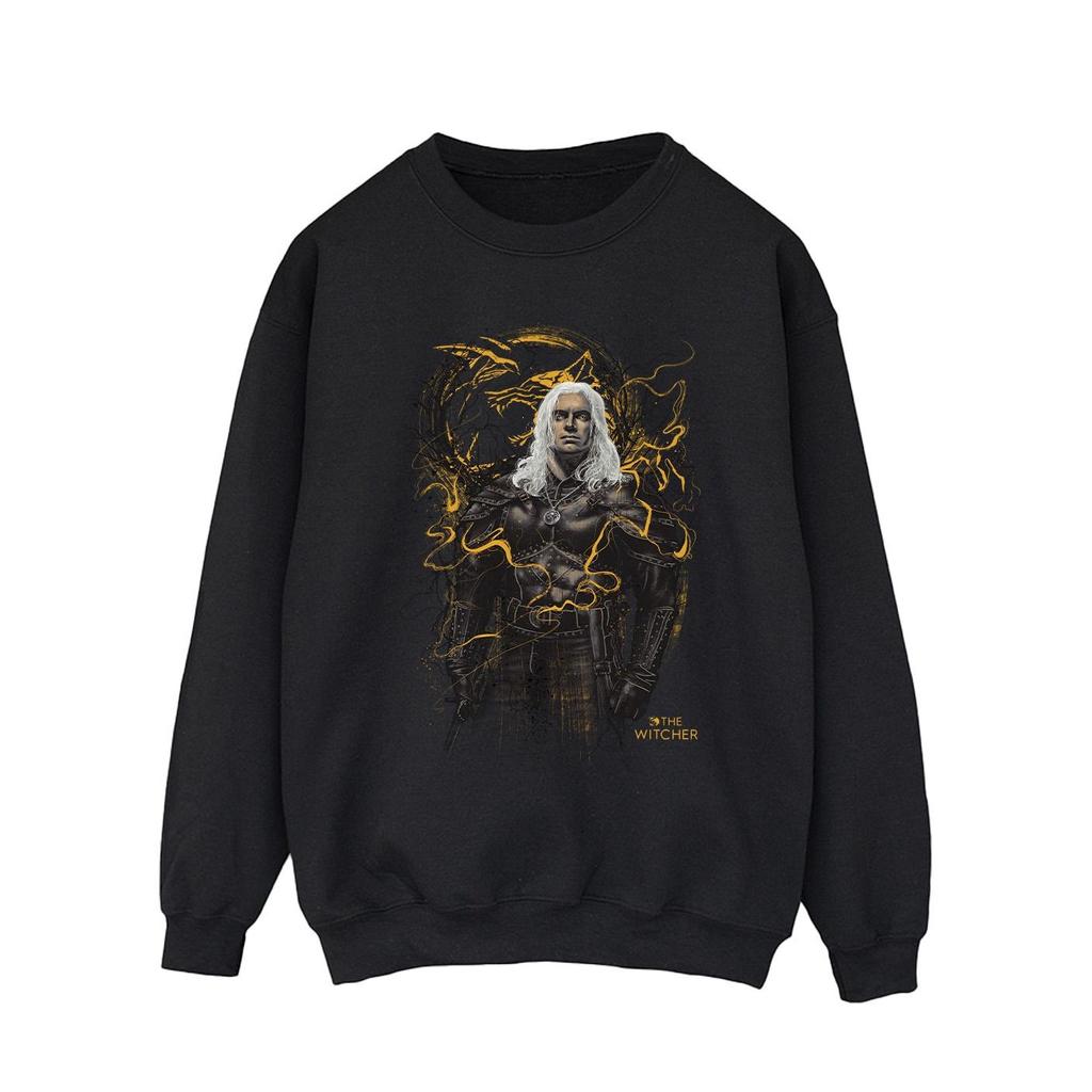 Netflix Mens The Witcher Wolf Sweatshirt