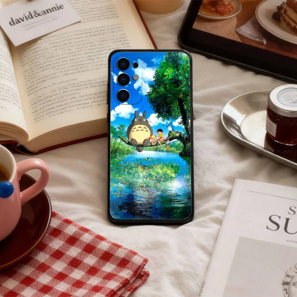 Милый Чехол Для Телефона Мой Сосед Тоторо-MNT Для Samsung S 25,24,23,22,30,21,10,9,Ultra,Plus,Lite,FE,4,5 G Мягкий Черный Чехол