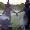 Sensor Party Decor Outdoor Halloween Decorations Screaming Witches Halloween Prop Light-Up Witches