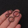 Septum Helix Cartilage Nose Piercing Ring Hinged Segment ring Round Stud Earrings Hoop Earrings