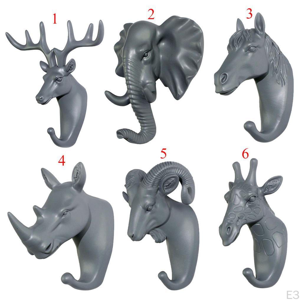Животный узор настенные крючки вешалка украшение для гостиной спальни детской